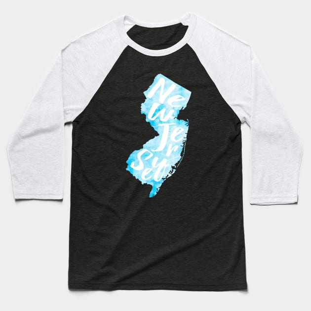 Blue New Jersey Baseball T-Shirt by lolosenese